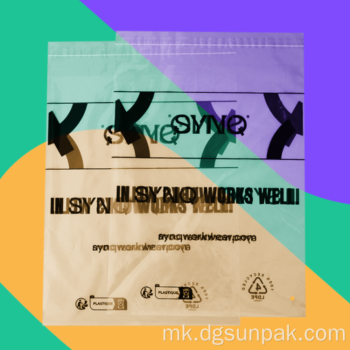 рециклирање полибаг пакување јасни пластични opp поли кеси